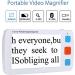 Portable Digital Magnifier Magnification Electronic Low Vision Aids Video Digital Magnifier for Easy Writing for Low Vision Person and Seniors White Chaser of Light - Buy Online on GoSupps.com