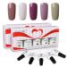 Vishine Soak Off UV LED Gel Nail Polish Multicolor Varnish Gift Set Of 5pcs X 10ml for Nail Art TX021