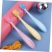 Minkissy 18-Part Infant Toothbrush Set | Soft Fur Children's Cleaning Brushes & Travel Tongue Scraper in Earth Colors - Buy Online on GoSupps.com