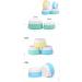 SONGLELA Silicone Cosmetics Container Set - TSA Approved 3x10ml Leakage-Proof Cream Bottles for Travel Outdoor & Fitness - Buy Online on GoSupps.com