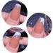 MTDBAOD Nail Art Stamper Set - Clear Silicone Jelly with Lid & Scraper for DIY French Nails | 2Pcs Transparent Nail Art Tools - Buy Online on GoSupps.com