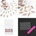 Sethexy Long Leopard Ballerina Nails - 24 Shiny Acrylic French Nude Pink Coffin False Fingernails for Women & Girls - Buy Online on GoSupps.com