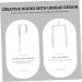 BUGUUYO 4pcs Storage Hooks Closet Hooks for Wall Kitchen Cabinet Coat Hook Door Hook No Punching 19X9X5CM White - Buy Online on GoSupps.com