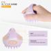 Aimike Scalp Massage Brush - Wheat Straw Silicone Shampoo Brush for Hair Growth Dandruff Reduction & Relaxation - Light Violet Mauve - Buy Online on GoSupps.com