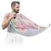 Lovely Butterfly Flowers Beard Bib Apron Beard Bib Hair Catcher for Men Shaving and Trimming Non-Stick Waterproof Beard Cape Grooming Cloth with 2 Suction Cups Gifts for Men