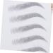 NOLITOY 6 Pcs 3d Eyebrow Stickers Eyebrow+chemo Makeupset Imitation Eyebrow Water Proof 6 Stickers ze008x3pcs Blackx3pcs - Buy Online on GoSupps.com