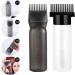 Hair Oil Applicator Bottle Root Comb Applicator Bottles Hair Dye Brush Bottle with Graduated Scale for Scalp Treatment Essential and Hair Coloring Dye Hair Coloring Home Salon Supplies 3 Pack - Buy Online on GoSupps.com