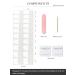 Buy Semi Cured Gel Nail Strips - 20 PCS White Tip Clear Base | UV Required Salon Quality Gel Nail Wraps Easy to Use - Buy Online on GoSupps.com