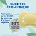 Dodie Anatomical Pacifier for 0-6 Months | Eco-Friendly BPA-Free Durable Yellow (2 Pack) - International Shipping Available - Buy Online on GoSupps.com