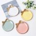 Breakfast Tray Dessert Plate Round Bow Jewelry Plate Decoration Ornaments Craft Plate. Kitchenware (Color : Yellow Size : As Show) As show Yellow - Buy Online on GoSupps.com