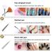 Aruigu Nail Kit - Nail Tool Set with Brushes, Rhinestones, Dust Brush, Butterfly, Glitter, Sequins, Tweezers & Tape Strips in Pink - Buy Online on GoSupps.com