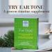 New Nordic Ear Tone - Ear Supplement to Support Tinnitus Relief - Includes Ginkgo Biloba Pine Bark & Magnesium - Aids Blood Circulation - 60 Vegan Tablets (Pack of 3) - Buy Online on GoSupps.com
