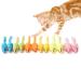 MeoHui Fur Mice Cat Toys, Rattling Catnip Cat Toys Mice, 5.5 Real Little Mice Size Cat Mouse Toys with Rattle Sound, Catnip Prefilled Cat Mice Toy for Indoor Cats Kitten Interactive Play Fetch 12PCS