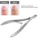 Cuticle Nippers Stainless Steel Ergonomic Handle Dead Skin Removal Manicure Cuticle Scissors Easy Trimming for Home Use - Buy Online on GoSupps.com