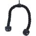 BalanceFrom Tricep Press Down Cable Attachment Set - V Handle, Rope, Rotating Bar - Weight Machine Accessories - Black - Buy Online on GoSupps.com