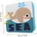 Toyvian Kids Drawing Book Cloth Book - Children's Picture & Activity Book for Toddlers - Baby Animal & Ocean Felt Soft Book - Buy Online on GoSupps.com