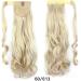 iLUU 18" Curly Wavy Wrap Around Ponytail Hair Extensions 100g Long Clip in Synthetic Hair Ponytail Hairpieces for Women (#60/613 Platinum Blonde and Bleach Blonde) 60/613-platinum blonde/bleach blonde - Buy Online on GoSupps.com