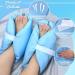 Heel Pillow Pad for Foot Support | Pain Relief Boot Protector Cushion - Blue - Buy Online on GoSupps.com