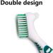 HEIGOO Denture Cleaning Brush - Portable False Teeth Cleaner for Denture Wearers - Green - Buy Online on GoSupps.com