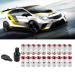 Car Racing Screw | M12 X P1.5 Lug Wheel Nuts for Aftermarket Wheels (Red) - International Shipping - Buy Online on GoSupps.com