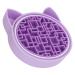 Cat Shaped Makeup Brush Cleansing Bowl - Skin Friendly & Durable Daily Use Mat (Purple) | Shop Internationally - Buy Online on GoSupps.com