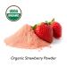 Organic Strawberry Powder 8oz - Freeze Dried, Non GMO, Vegan Superfood for Baking, Snacks & Beverages - Buy Online on GoSupps.com