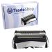 Trade-Shop Kombipack Double-Schingblock Blade Block Messer Razor Compatible with Braun 340S 340S-4 345 345S 345S-5