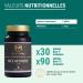 Naturathera Melatonin 1.8MG Strong Dosage Food Supplement Night Alarm Insomnia Difficulties to Sleep 30 Capsules Made in France Vegan No GMO Allergen Additives - Buy Online on GoSupps.com