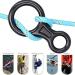 EIHI 35kN Abseiling Device | Figure of Eight Climbing Descender for 8-13mm Rope | International Shipping - Buy Online on GoSupps.com
