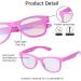 Ultra Blue Light Blocking Glasses for Kids - Anti-Blue Light Gaming & Reading Glasses for Ages 3-8 - UV Protection - Pink - Buy Online on GoSupps.com