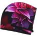 Flower Leaves Purple Red Flower Print Dry Hair Cap for Women Coral Velvet Hair Towel Wrap Absorbent Hair Drying Towel with Button Quick Dry Hair Turban for Travel Shower Gym Salons - Buy Online on GoSupps.com