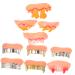 Frcolor 10 pcs wrong teeth for Halloween Vampire teeth Requisite Halloween-Zehnen Faly dentures with zipes creepy Halloween teeth zombie teeth evil teeth funny form pvc