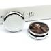 Round Baseball Pill Box - 3 Compartment Decorative Metal Organizer | Portable Pocket Pill Case - Ideal for Medicine Storage - Buy Online on GoSupps.com