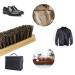 Lamondre Premium Horsehair Brushes Shoe Polish Set - High Shine Buffing Brushes with Natural Bristles | Includes Plush Polishing Glove for Garments, Boots, Car Seats, Bags, Sofas - Buy Online on GoSupps.com