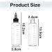4 Pack 120ml Squeeze Oil Applicator Bottles with Caps for Daily Hair Care - Buy Online on GoSupps.com