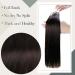 Shop Laavoo 60cm Microring Extensions - Real Remy Human Hair Dark Brown #2 Invisible Micro Loop for Long Fuller Hair - Buy Online on GoSupps.com