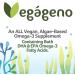 OMEGA 3 VEGAN - Seaweed Oil 2000MG of plant origin. High concentration of 600mg DHA and 300mg of EPA per daily dose. 100% natural. Gluten free. Non-GMO. Vegan compatible - Buy Online on GoSupps.com