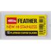 Feather Double Edge Safety Razor Blades - 50 Count - Buy Online on GoSupps.com