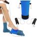 Stripping educational aid attraction for stockings and socks attraction for compression stockings socks for seniors pregnant operated pain impaired and immobile people (blue)