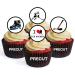 PRECUT Ice Hockey Cupcake Toppers Ice Hockey Theme Edible Mini Cake Decorations - Edible Ice Hockey Party Decorations Ice Hockey Cake Topper Ice Hockey Edible Cupcake Toppers (Pack of 24) - Buy Online on GoSupps.com