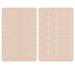 Guapa 1pc Silicone Eyebrow Practice Skin Ombre Powder Brows Fake Skin Sheet Double Sides Microblading Practice Skin for Tattoo Artists and Beginners (1 piece)