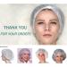 100 Pcs Tvoip Disposable Hair Net Cap - Anti Dust Non-Woven Bouffant Cap in White - Buy Online on GoSupps.com