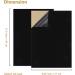 Caydo 12PCS Black Self Adhesive Felt Sheets - Soft Velvet Sticky Back Felt for Jewelry Box & Drawer Liner - A4 Size - Ideal for Art & Craft Making - Buy Online on GoSupps.com
