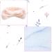 Headband for Washing Face and Makeup 2 Pieces Elastic Bow Tie Hairband for Shower Sports Spa Skincare Beauty Head Wraps Hair Accessories for Women Girls Men Boys Pink and Blue - Buy Online on GoSupps.com