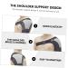 Mobestech Shoulder Pads - Breathable Adjustable Shoulder Strap & Brace for Injuries Posture Support Fitness & Recovery - Buy Online on GoSupps.com