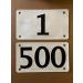 BlueFootedTiming Race Numbers Official Competitor tryout tyvek bib Numbers 1-100, Set of 100, 4"x7", Industry Standard tyvek tearproof & Waterproof. 001-500
