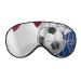 Soccer Goal and Netherlands Flag Sleep Mask Eye Cover for Sleeping Blindfold with Adjustable Strap Blocks Light Night Travel Nap for Men Women