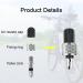 Lumcov Bike Valve Replacement Set 10 Pieces - German Bicycle Valve Adapter Valve Mother & Cap for DV/NV/BV Bikes - International Shipping Available - Buy Online on GoSupps.com