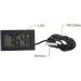 Qooltek Digital LCD Aquarium Temperature Gauge with Probe - Fahrenheit - Buy Online on GoSupps.com