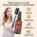 Bionoble Organic Castor Oil & Jojoba Oil Bundle 50ml - 100% Pure Cold-Pressed Vegan Cruelty-Free - Ideal for Face Body Hair Beard & Nails - Includes Glass Bottle & Pump - Buy Online on GoSupps.com